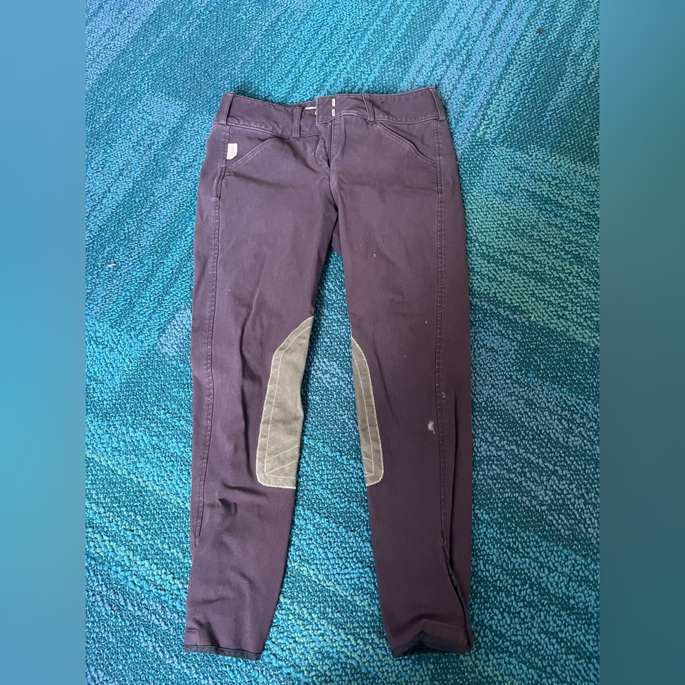 Kids Size 16 Tailored Sportsman’s Breeches - Burgundy